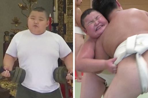 japan sumo boy champion