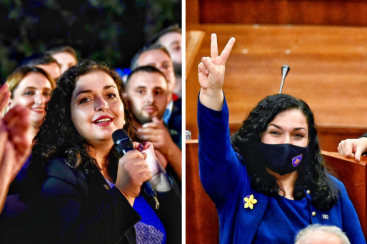 kosovo vjosa osmani woman president thumbnail