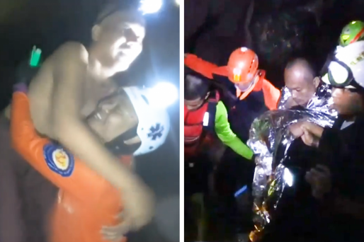 thai monk rescue flooded cave
