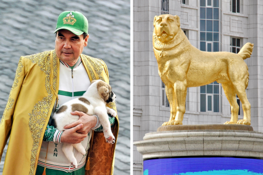 turkmenistan dog holiday statue alabai alabay president thumbnail