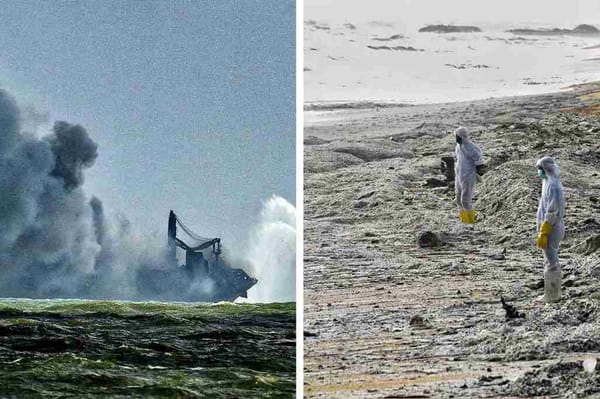 sri lanka ship fire environmental disaster
