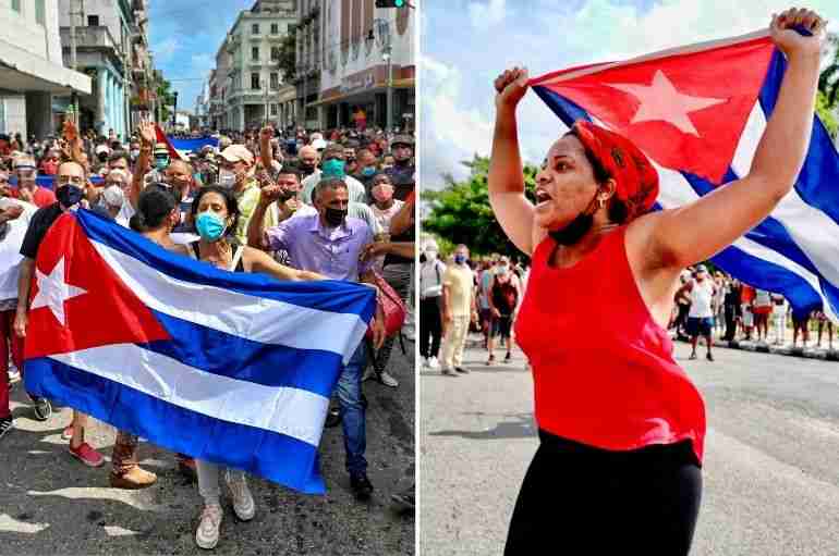 cuba protests anti government communist