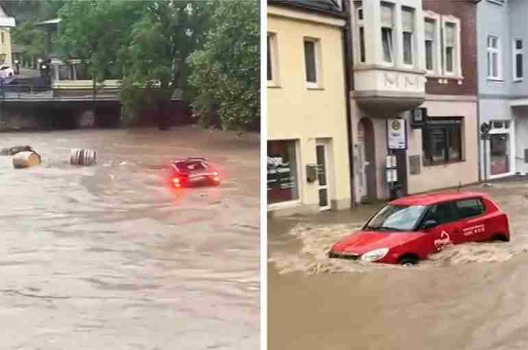 germany flooding belgium ahrweiler rhineland