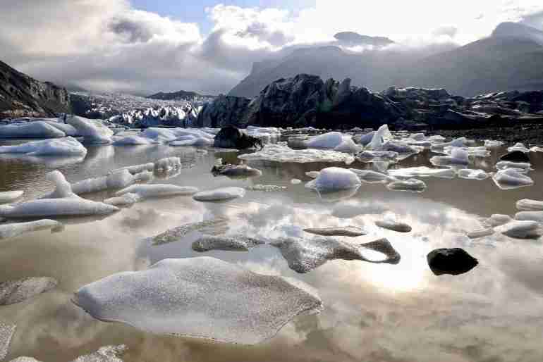 iceland glacier melting global warming