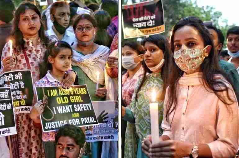 india dalit girl rape murder cremated protest