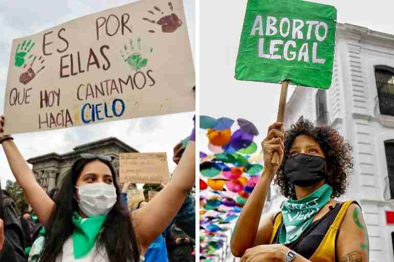atin american women abortion protest