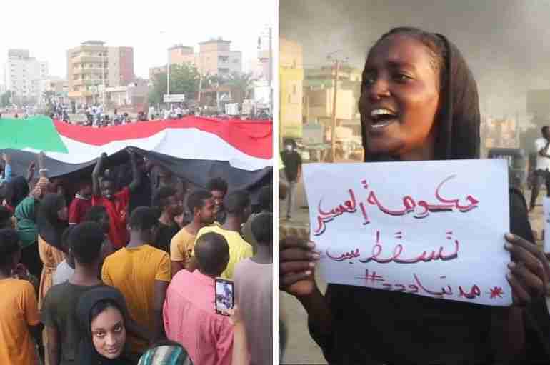 sudan coup protests military