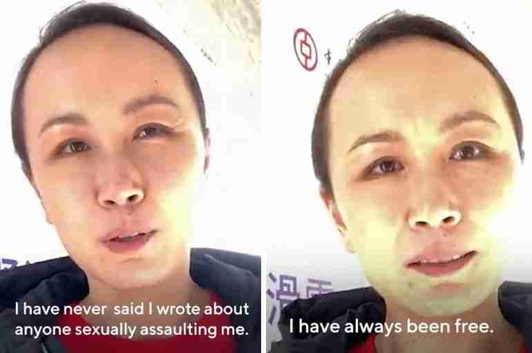 peng shuai sexual assault denial china