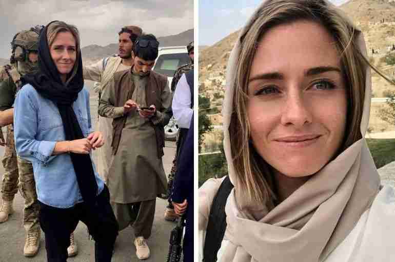 charlotte bellis pregnant nz journalist taliban entry