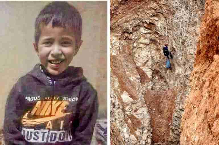 rayan oram morocco boy well trapped dead
