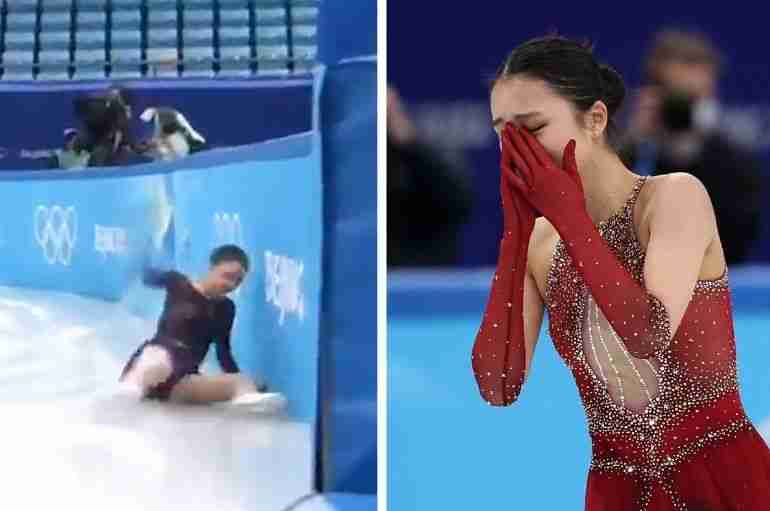 zhu yi china olympics fell backlash