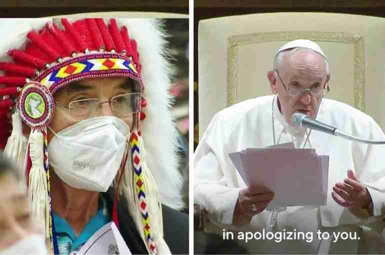pope francis apology canada indigenous residential schools