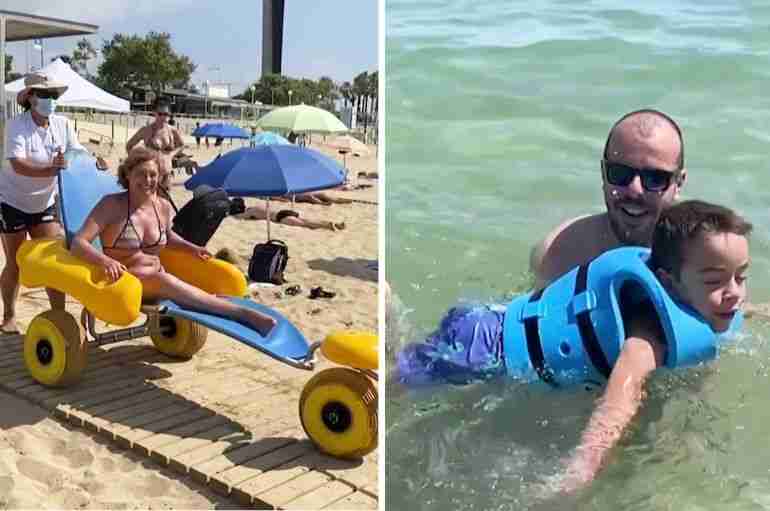 barcelona disabilities accessible beach spain