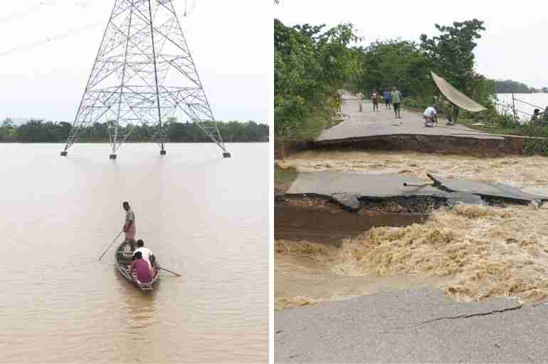 india assam bangladesh flood