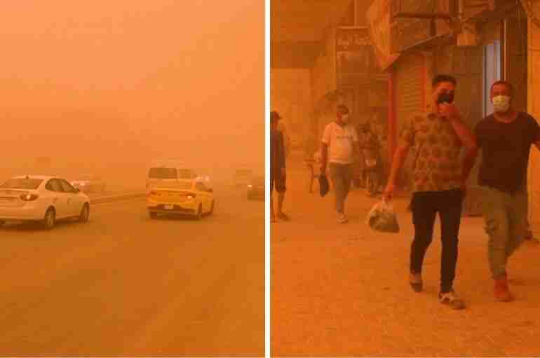 iraq sandstorm climate change
