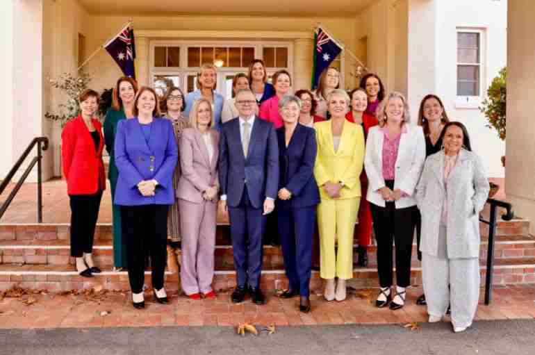 australia albanese record women government