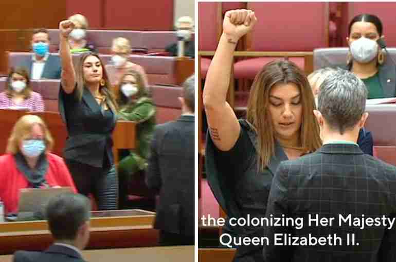 australian senator queen colonizer lidia thorpe