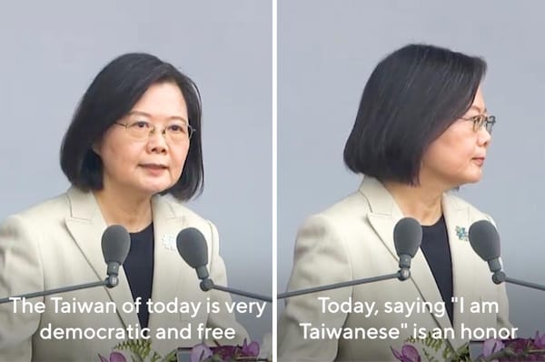 taiwan president democracy freedom taiwanese speech