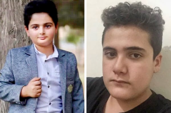 iran boys killed protests kian pirfalak sepehr maghsoudi
