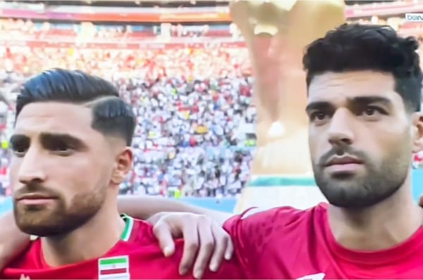 iran refuse national anthem world cup protest mahsa amini