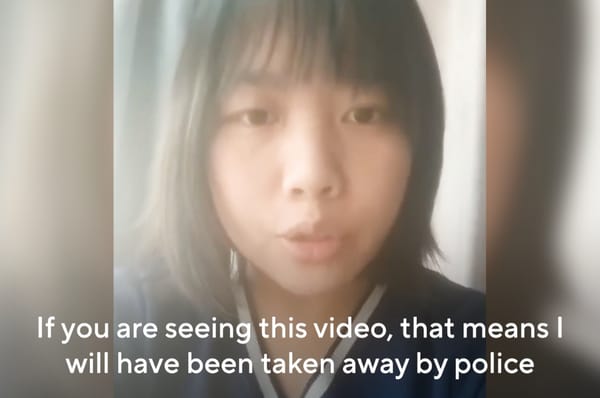 china woman protester disappear a4 revolution cao zhixin video