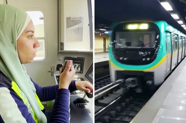 egypt first women metro drivers cairo