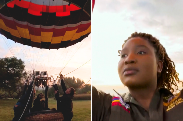 south africa first black woman hot air balloon pilot
