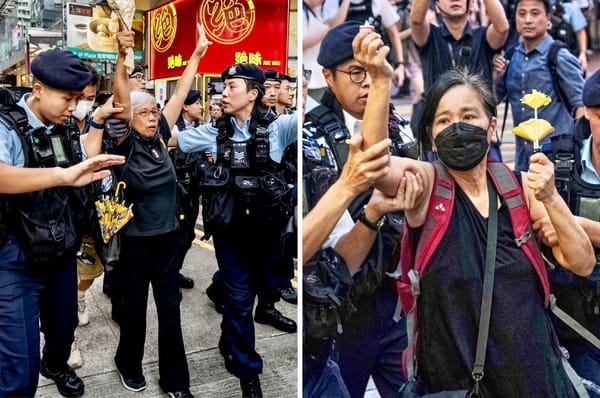 hong kong arrest tiananmen vigil 2023