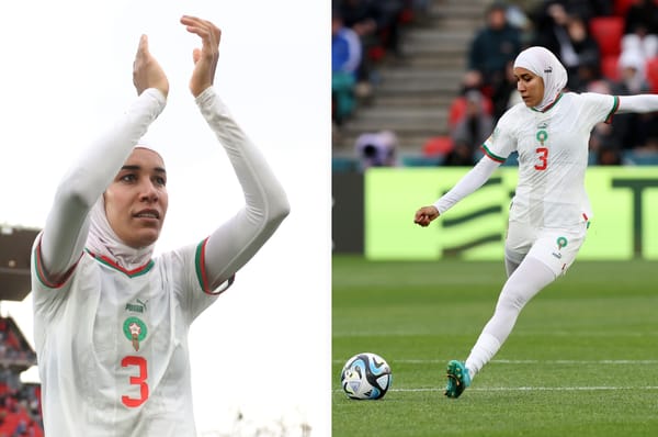 nouhaila benzina first hijabi player world cup morocco