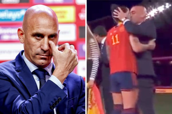 luis rubiales resign spain football president kiss