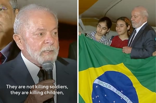 brazil lula israel terrorism gaza