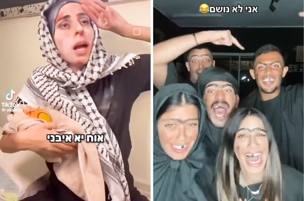israelis mocking palestinians gaza tiktok suffering