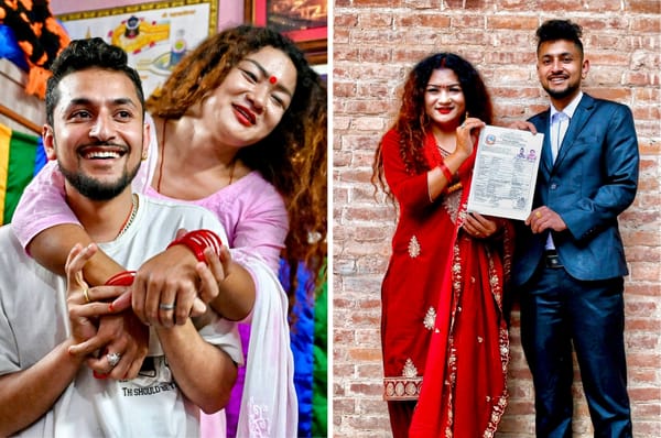 nepal first same sex marriage maya gurung surendra pandey