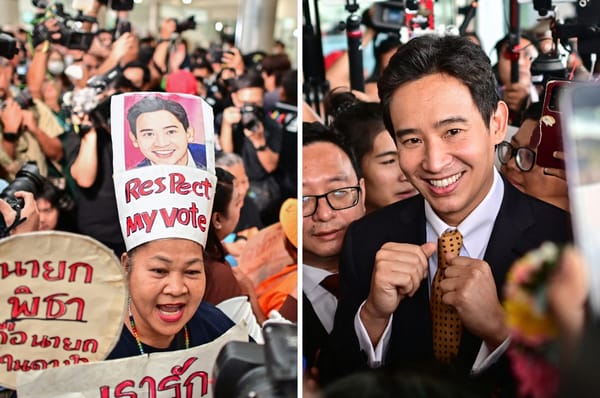 thailand pita limjaroenrat not guilty election media shares