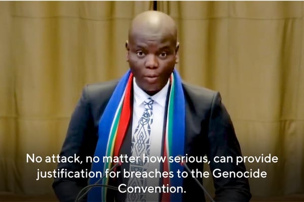 south africa israel genocide icj gaza opening speech