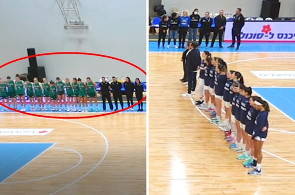 ireland women basketball refuse handshake israel